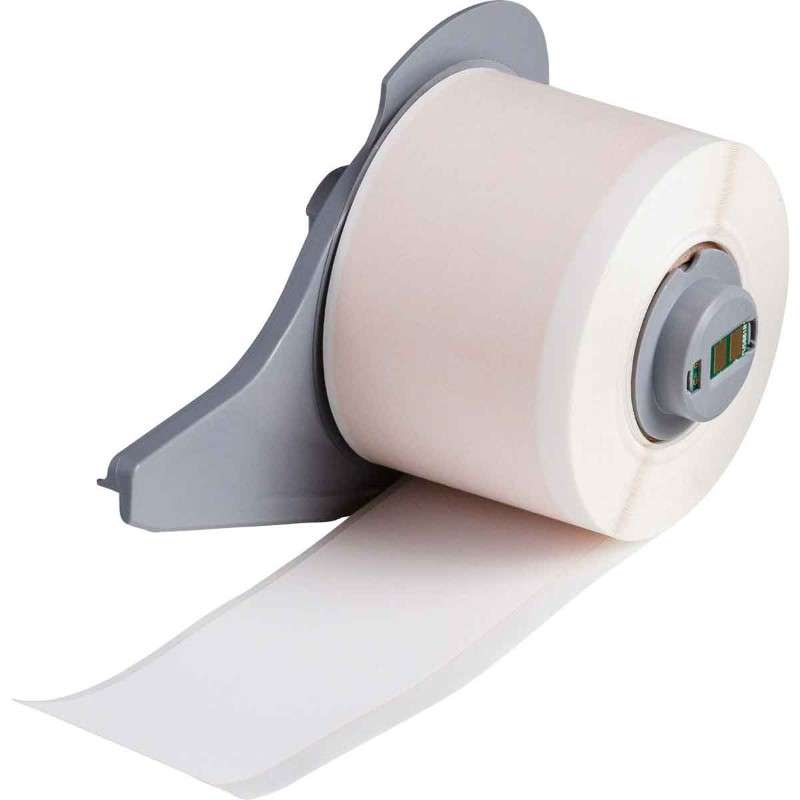 High Temp Flame Retardant Polyimide Wrap Around Wire and Cable Label Tape for M7 Printers - 1.5" x 50'