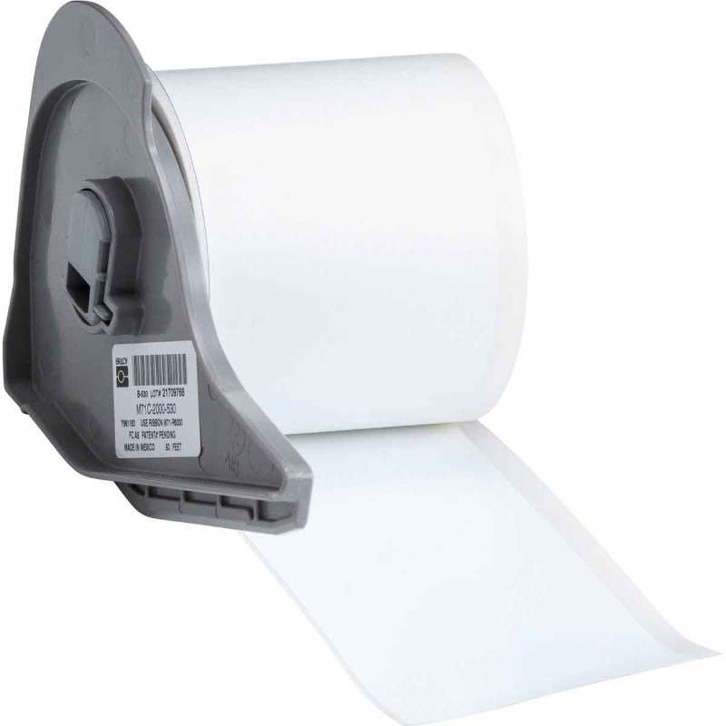 Destructible Tamper Evident Vinyl Label Tape for M7 Printers - 2" x 50'