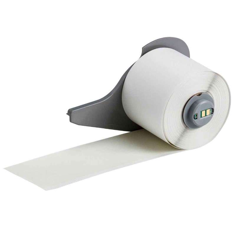 All Weather Permanent Adhesive Vinyl Label Tape for M7 Printers - 2" x 50', Clear