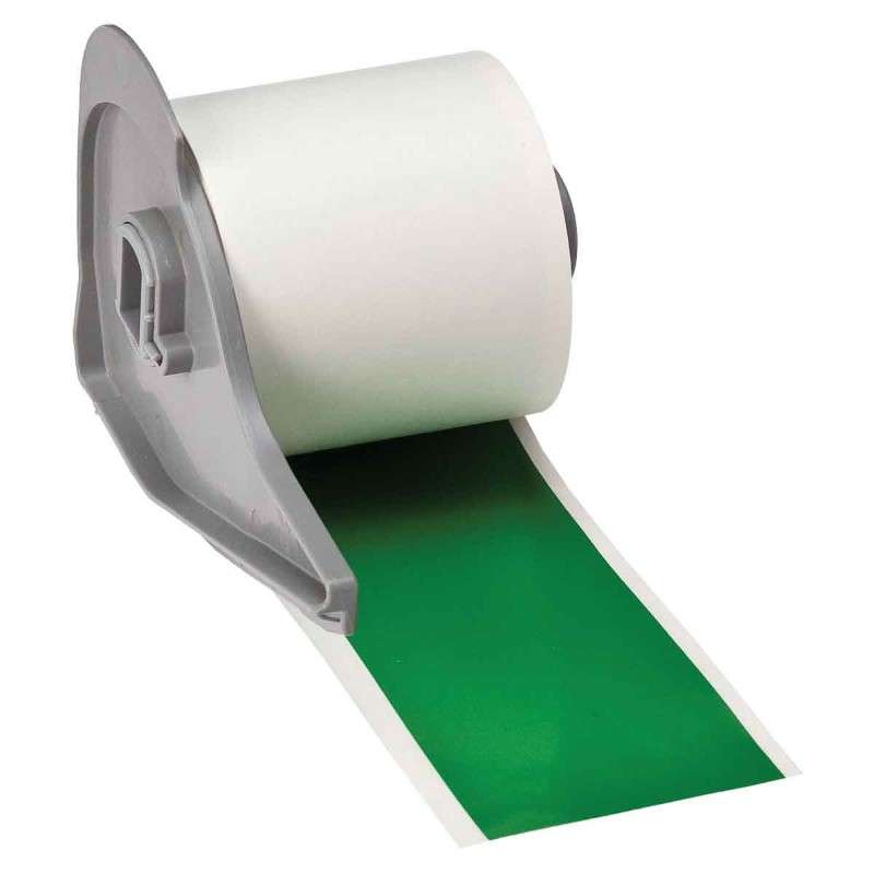 All Weather Permanent Adhesive Vinyl Label Tape for M7 Printers - 2" x 50', Green