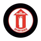 Sign Lens for LED Sign Projector E-Size FIRE EXTINGUISHER DO NO BLOCK Red, White redirect to product page
