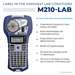 M210-LAB Portable Label Maker, Handheld, 203 dpi, 0.75