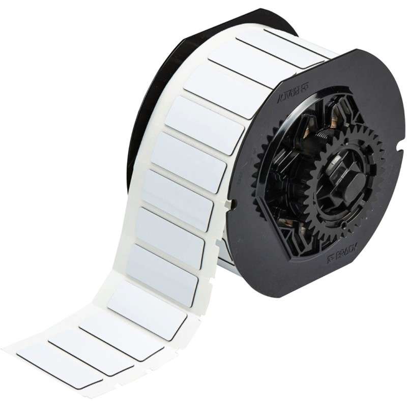 Raised Panel Labels, for B30 Printers, 0.59" x 1.77", White, Cartridge of 450 Labels