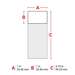 Vinyl Wrap Around Labels, Self-Laminating, for B33 Printers, White, 3.75" x 1", Roll of 1200
