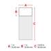 Vinyl Wrap Around Labels, Self-Laminating, For B33 Printers, 2.625" x 1", Cartridge of 1500 Labels