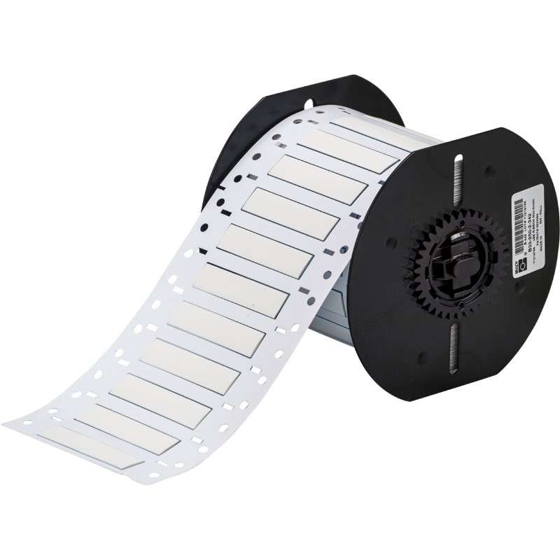 Cable/Wire Labels, Heat Shrink, for B33 Printers, White, 0.25" Dia x 2", Roll of 500