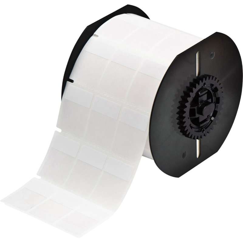 Vinyl Wrap Around Labels, Self-Laminating, For B33 Printers, 1.437" x 1", Cartridge of 2500 Labels