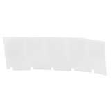 Aggressive Adhesive Multi-Purpose Polyester Labels 0.5"H x 1"W BK/WT RL/480 redirect to product page