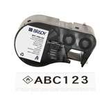 Aggressive Adhesive Multi-Purpose Polyester Labels 1 in W x 25ft Black on White redirect to product page