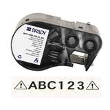 All-Weather Vinyl Labels 1 in W x 20ft Black on Clear redirect to product page