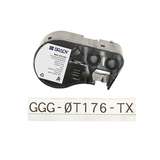 PermaSleeve® Heat-Shrink Labels Polyolefin 0.375 in Dia Black on White redirect to product page