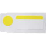 Color Polyester Labels 0.375 in H x 1 in W x 0.375 in Dia White, Yellow RL/240 redirect to product page