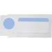 Color Polyester Labels 0.5"H x 1"W x 0.375"Dia Black on Blue, White RL/240