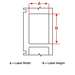 FreezerBondz Ultra-Thin Cryogenic Polyester Labels 1.65"H x 0.5"W BK/WT RL/180