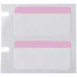 Color Polyester Labels 1 in H x 0.5 in W Pink, White RL/180 redirect to product page