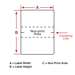 Aggressive Adhesive Multi-Purpose Nylon Labels 1.25"H x 1.5"W BK/WT RL/160