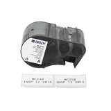 Destructible Tamper Evident Matte Vinyl Labels 2"H x 1"W Black on White RL/160 redirect to product page