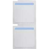 Color Polyester Labels 1 in H x 1 in W Black on Blue, White RL/260 redirect to product page