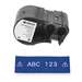 All-Weather Vinyl Labels 1.5 in W x 25ft White on Blue