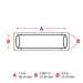 Cable/Wire Labels, Heat Shrink, for 3" Core Printers, White, 0.5" Dia x 1.5", Roll of 500
