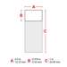 Cable/Wire Labels, Self-Laminating, Wrap Around, 3" Core Printer, 1" x 0.5", Roll of 5000 Labels