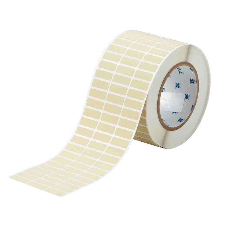 Circuit Board Labels, Amber, 2 mil, For 3" Core Printers, 0.5" x 1", Roll of 10000 Labels