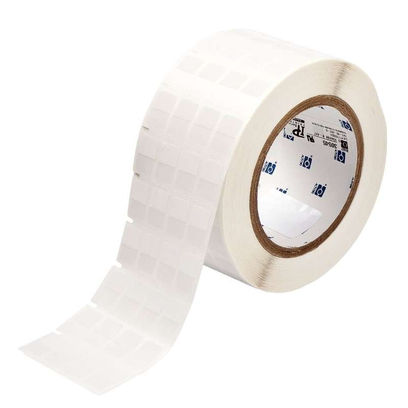 Vinyl Wrap Around Labels, Self-Laminating, for 3" Core Printers, 0.75" x 0.5", Roll of 5000 Labels