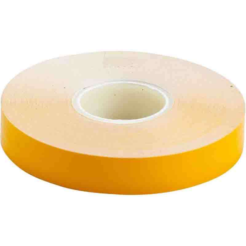 Border Marking Tape, Adhesive Vinyl, Solid Color, Yellow, 0.50" x 50' Roll