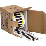 High Temp PermaSleeve PVDF Wire Marking Sleeves, 0.25" Dia x 1" W, Black, 1000 per Roll redirect to product page