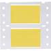 High Temp PermaSleeve PVDF Wire Marking Sleeves, 0.75" Dia x 1" W, Yellow, 200 per Roll
