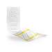 High Temp PermaSleeve PVDF Wire Marking Sleeves, 0.75" Dia x 1" W, Yellow, 200 per Roll