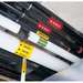 COMPRESSED AIR Pipe Marker, 30' H x 8" W, Fits Pipes 2" Dia. or Smaller, Roll of 30ft