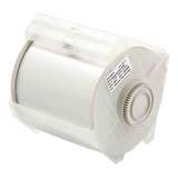 Repositionable Multi-Purpose Vinyl Label Tape, Indoor Marking, for GlobalMark Printer, 4in White, 100ft Roll redirect to product page