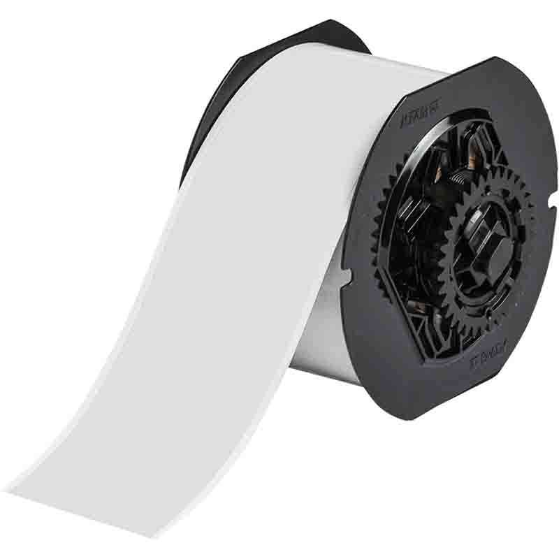 Wire and Cable Label Tape, Flame Retardant, Polyimide, Wrap Around, 2in x 85ft Cartridge Roll