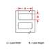Chemical Resistant Cryogenic Polypropylene Labels for J2000 Printer, B7425J, 1" x 2" 1500 per Roll