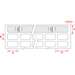 JetTab Self-Laminating Vinyl Labels, 2.25 in H x 1.8 in W White, Clear 34 per Pack