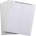 LaserTab Paper Labels, B759, 0.9 in H x 3 in W White, 50 Sheets per Pack