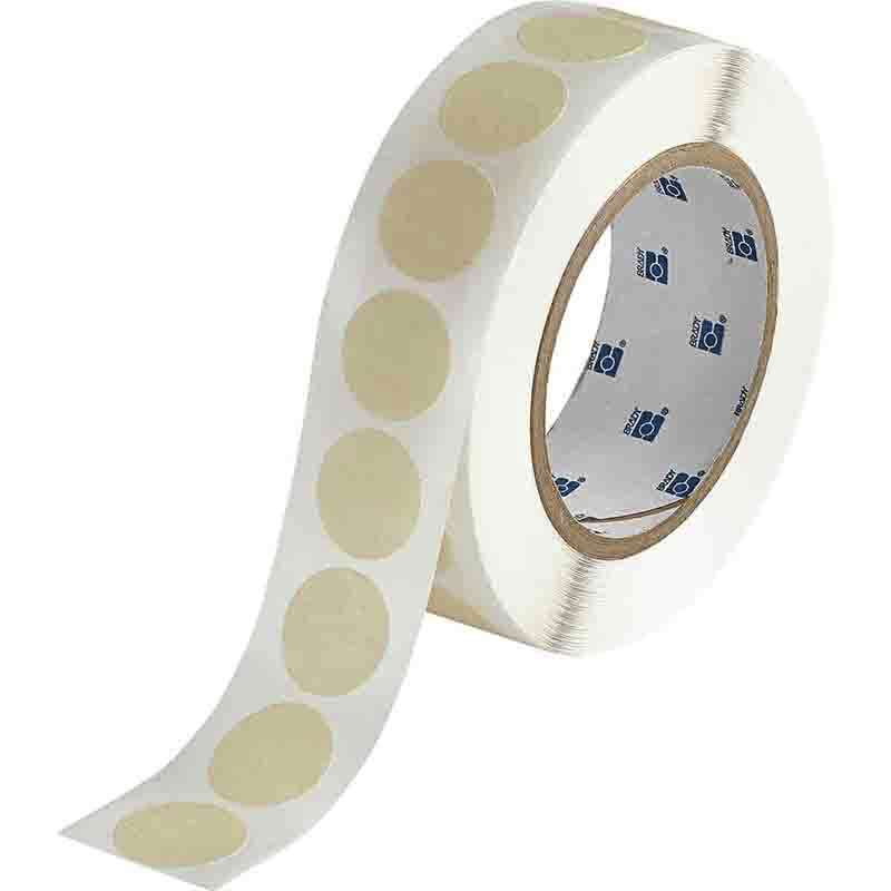 Masking Tape Labels, 1" Dia, 1000 per Pack