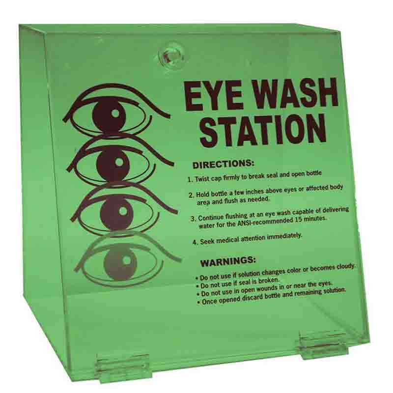 Double Bottle Eye Wash Station, Acrylic