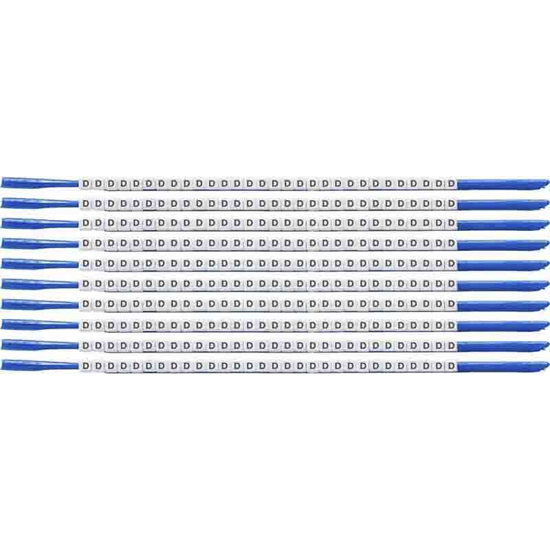 ClipSleeve Wire Markers Size 07, Nylon, 18 AWG - 18 AWG, D, Pack of 300