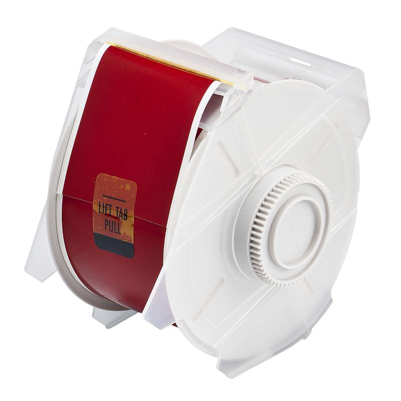 GlobalMark Series Polyester High Performance Labels, Red, B-569, 2.25 in x 100 ft per Roll