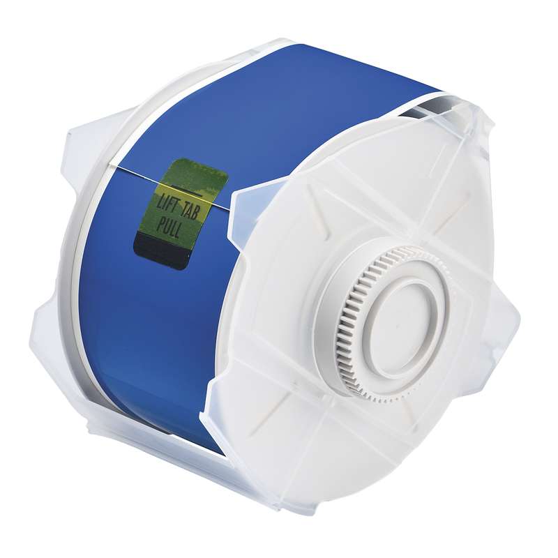 GlobalMark Series Polyester Labels, Blue, B-569, 2.25 in x 100 ft per Roll