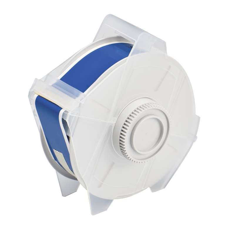 GlobalMark Series Polyester Labels, Blue, B-569, 1.125 in x 100 ft per Roll