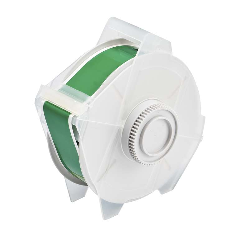 GlobalMark Series Polyester Labels, Green, B-569, 1.125 in x 100 ft per Roll