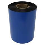 Wide Thermal Transfer Wax Ribbon, Black, 110mm x 300m 1in Core with Notch, 12 Rolls per Case redirect to product page