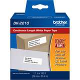 Continuous Length Paper Label Tape, White, 1.1in x 100ft, Roll redirect to product page