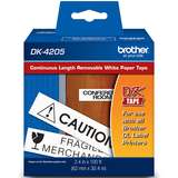 Continuous Length Paper Tape, Black on White, 2.4in x 100ft, Roll redirect to product page