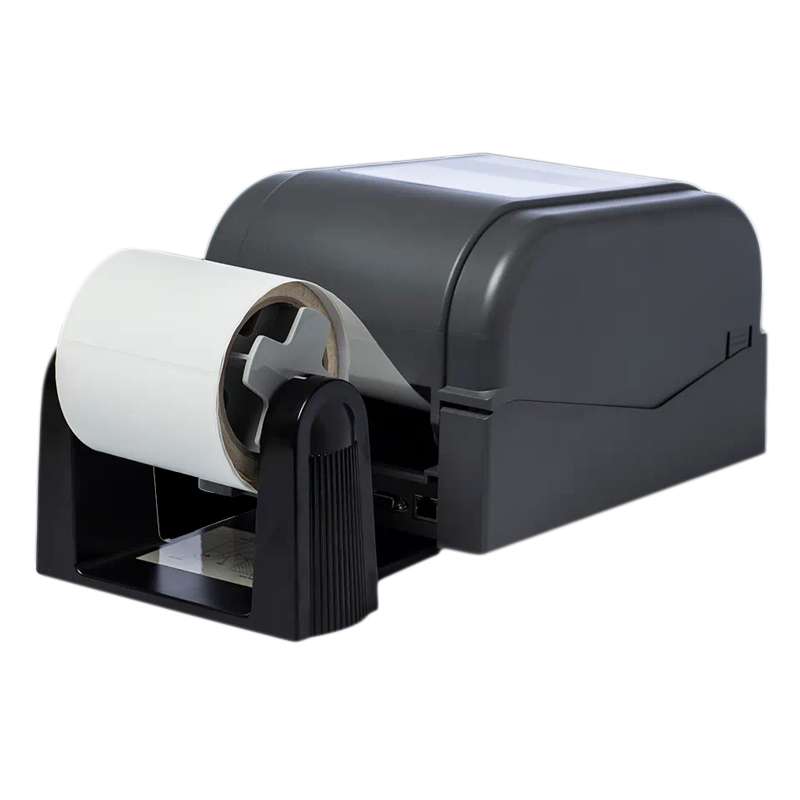 External Media Roll Holder, 8in OD with 3in Core for Use with all TD Desktop Printers