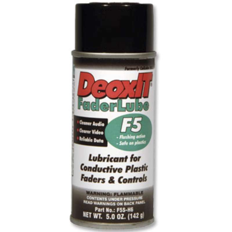 DeoxIT® Fader Cleaner for Conductive Plastics Aerosol, 5 oz.