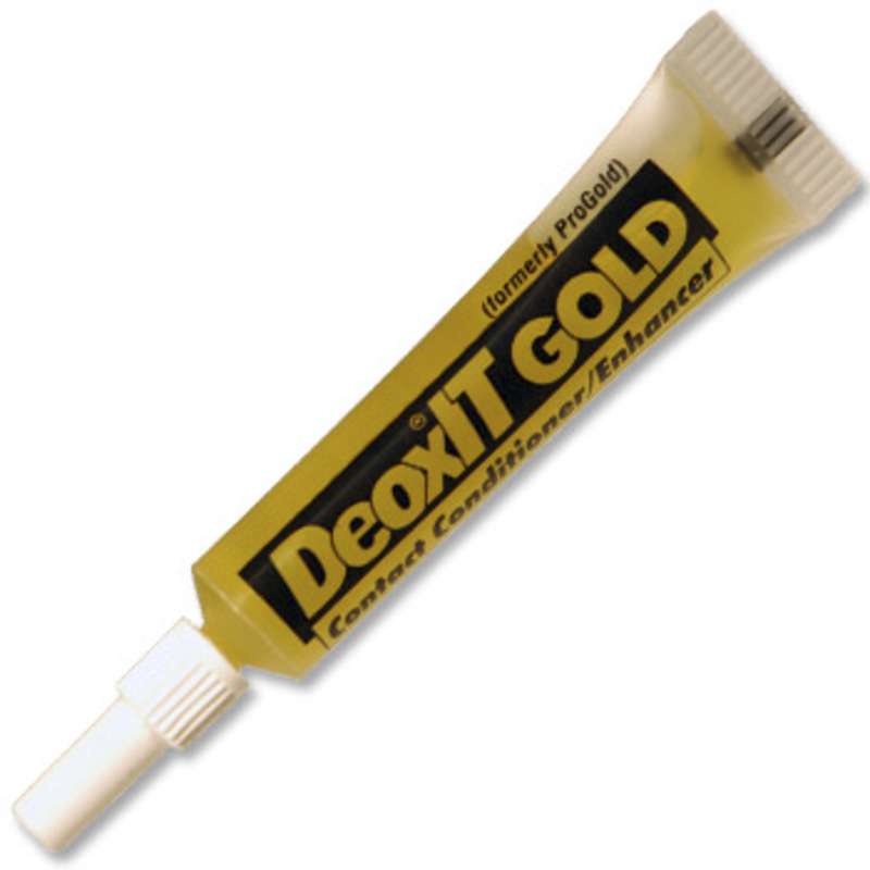 DeoxIT® Gold Contact Cleaner, Enhancer, and Protector Squeeze Tube, 2 ml
